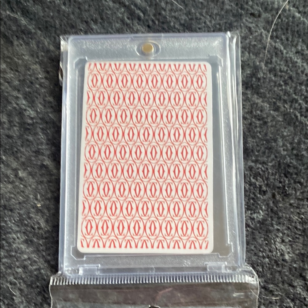 Cartier Playing Card in Protective Case